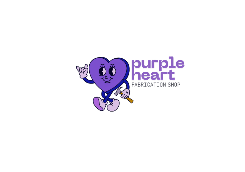 Purple Heart Fabrication Shop logo